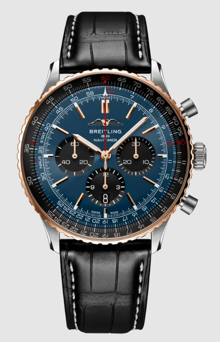 Review 2024 Breitling Navitimer B01 Chronograph 46 Replica Watch UB01372A1C1P1 - Click Image to Close